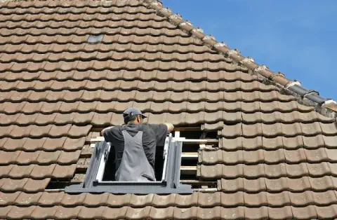 Pose de velux à Paulx